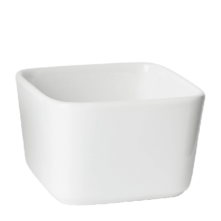 Åhléns Home Fyrkantig skål BISTRO Serveringstillbehör Vit ONESIZE