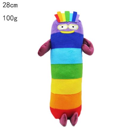 Nummerblock plyschleksak 1-10 siffror plyschleksak docka barn'