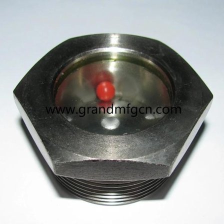 NPT1-1/2 TOMMER Smeltet kulstofstål olie-skueglas, nikkelbelagt med flydende kugle og rustfrit stål ss304 reflektor