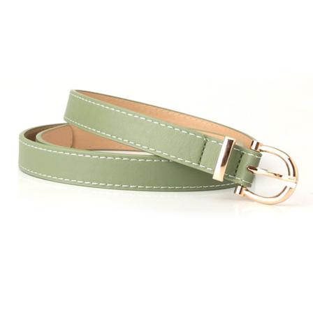 Kvinnor Bälten Pu Läder Enkel Metal Spänne Bältesklänning Jean Pant