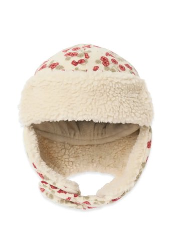 Garbo&Friends Fleece Aviator Hat - Cream - 50/52