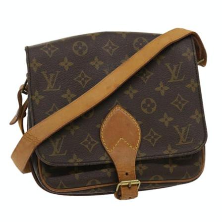 Louis Vuitton Vintage, Pre-owned Bag Bruin, Dames, Maat:ONE Size,leer