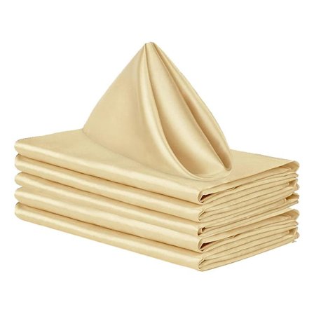 Sett med 6, Stoffservietter, 43*43cm, Vaskbare Middagsservietter For Restaurant, Bryllup Og Ferie, Gjenbrukbare Servietter