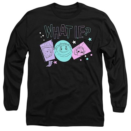 IF Unisex Vuxen What If Colour Pop T-Shirt S Svart