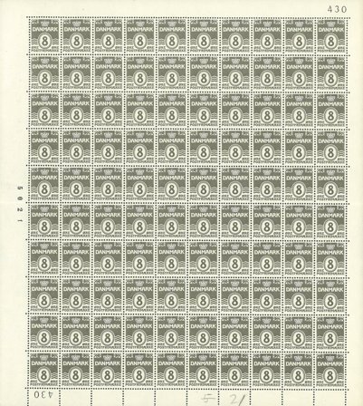 Danmark - AFA 201a helark postfrisk