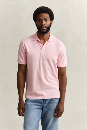 GANT Herren Zweifarbiges Poloshirt (L) Rosa