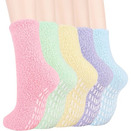 Skridsikre sokker til kvinder Varme sokker til kvinder Termisk fleece Vintervarme