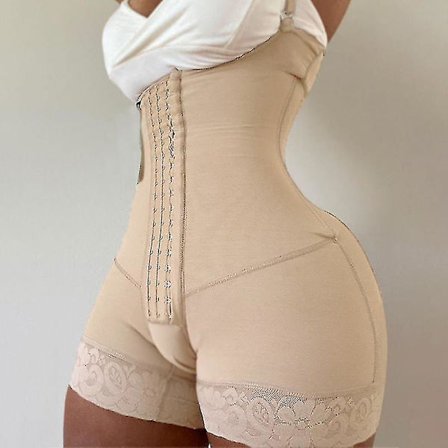 Korsett för kvinnor med öppen byst Magkontroll Gorset Rumplyftande Shapewear Fajas Colombianas Skims Body Shaper Postpartum XL