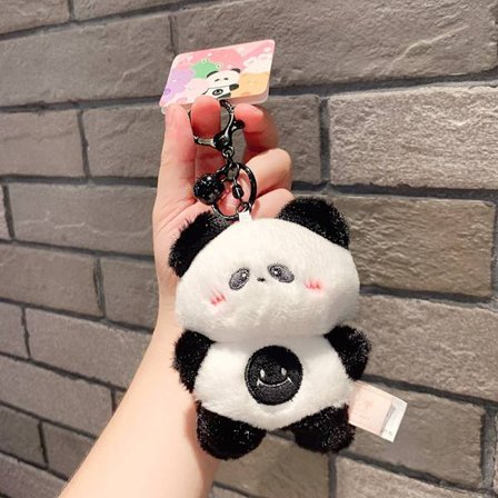 Sød lille dukke, par taske vedhæng, plyslegetøj dukke nøglering, dukke hæng