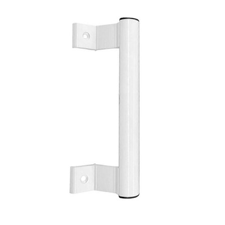 Skjutdörrhandtag 8 tum Aluminium Skjutglasdörrhandtag Skjutbara altandörrhandtag Passar 6-5/8 tum monteringshål