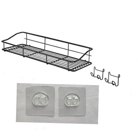 Brusehylde Badeværelse Organizer Kurv Toilet Køkken Krydderihylde Ingen Boring