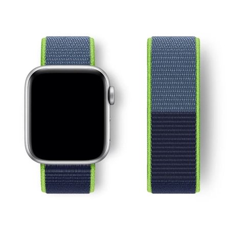 Nylon Loop Armband för Apple Watch band 44mm 40mm 45mm 41mm 46 42mm 49mm 44 45 mm armband iWatch serie 10 9 SE 7 6 5 4 Ultra 2