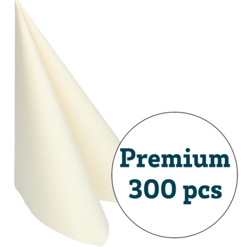 SERVIETT PREMIUM VANILJE 48X48