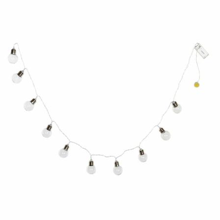 Led-krans Dkd Home Decor Transparent (33 X 21 X 6 Cm) (10 Pcs)