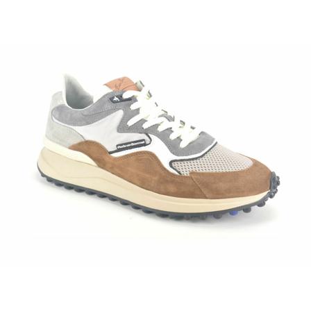 Floris van Bommel Runner N. DZ. , Beige , Heren , Maat: 41 EU Sneakers