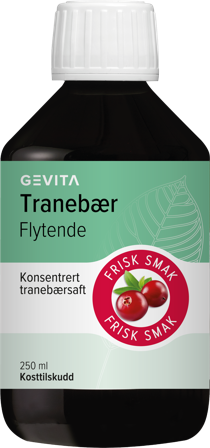 Gevita Tranebær flytende 250 ml