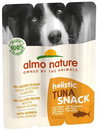 Almo Nature Holistic Snack Al Tonno Per Cani Adulti 3 Sticks Da