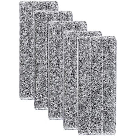 Mikrofibermoppdynor för golvmopp Ersättningsrengöringsskydd Platt mopp Hushållsmopphuvud Rengöringsdukar 33x12mm Serria