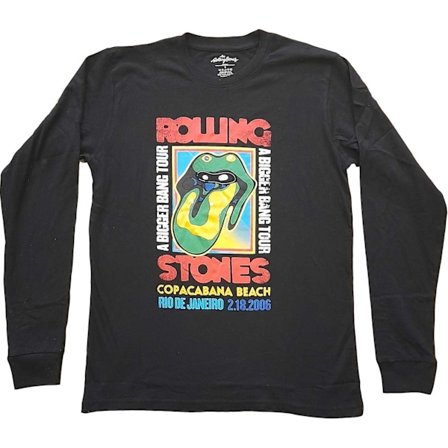 The Rolling Stones Unisex Adult Copacabana Beach Long-Sleeved T