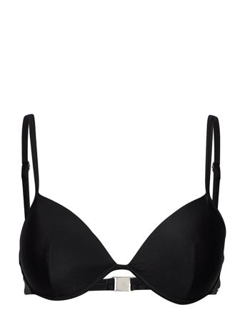Wire Bra Swimwear Bikinis Bikini Tops Wired Bikinitops Musta Röhnisch