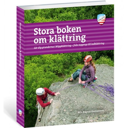Calazo förlag Stora boken om klättring literature Purple OneSize