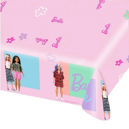 Barbie Pappersduk 120x180cm - Barbie Kalas Dekoration - Kalaslagret.se