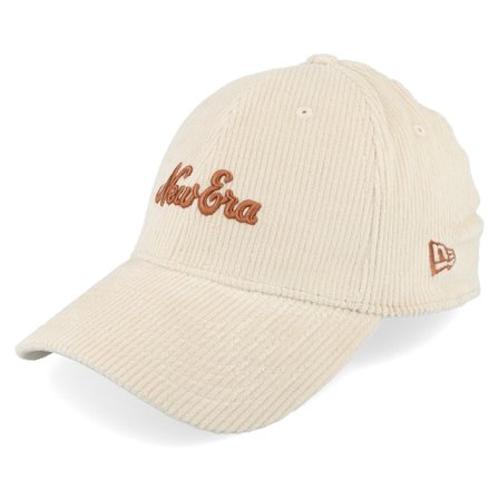 New Era - Beige adjustable Lippis - Script Corduroy 39THIRTY Stone Adjustable @ Hatstore