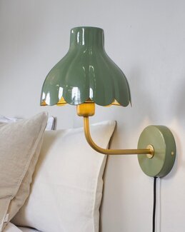Vägglampa Wells Mossgrön - PR Home