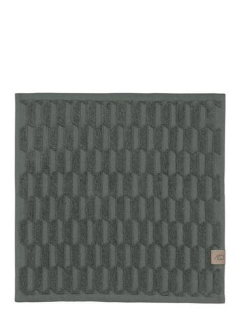 Geo Fingertip Towel, 3Pack Home Textiles Bathroom Textiles Towels & Bath Towels Face Towels Grønn Mette Ditmer