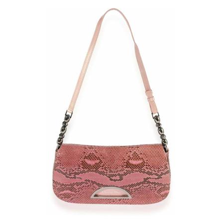 Dior Vintage Shoulder Bags Pink, Dame Vintage Tasker, Størrelse: ONE Size