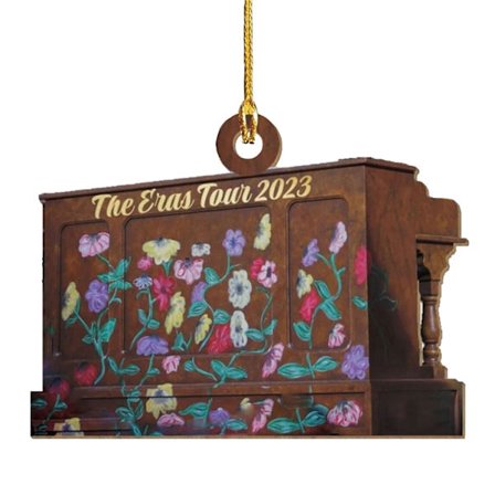 The ERAS Tour 2023 Ornament, Swiftea Taylor ERAS Album, Personlig Julepynt til Bryllup og Høytider