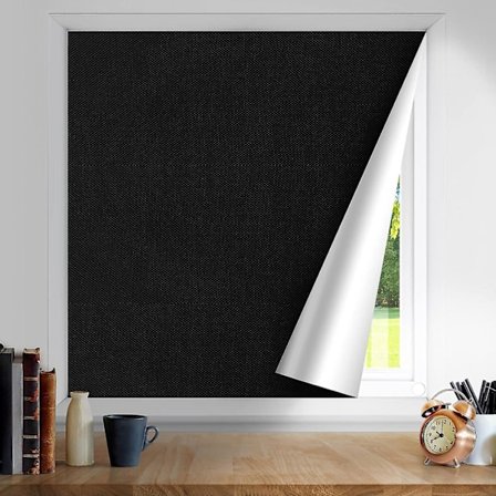 Vindu Blackout Stoff, Blackout Gardiner, Takvindu Blackout Solbeskyttelse, Blackout Rullgardin Uten Boring