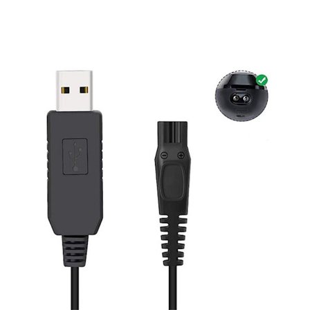 Laddare för rakapparat, Philips OneBlade Pro 360, HQ7, HQ8, HQ9-serien, etc.