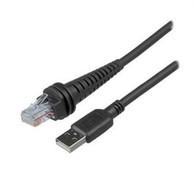 Honeywell USB-kabel - 3 m - svart - for Granit 1910i, 1911i; Voyager 1202g, 1250g; Honeywell Genesis 7580g