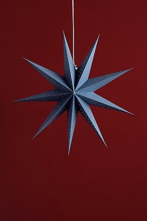 Jotex - MYTHOS joulutähti ø 60 cm harmaansininen - Osta Valotähdet Jotex