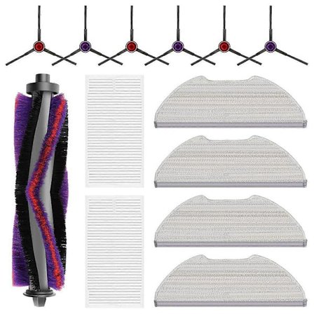 Til E10s Robotstøvsuger Hovedsidebørste Hepa Filter Moppeklud Reservedele Tilbehør