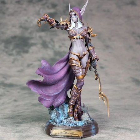 Sylvanas Windrunner World Of Warcraft Actionfigurer The Queen of the Undead Håndlavet modelsamling Ornamenter Børnegaver Legetøj
