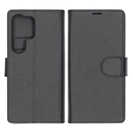 Samsung Galaxy S25 Ultra Plånboksfodral med Stativ - Svart