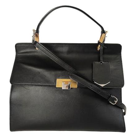 Balenciaga Vintage, Pre-owned Leather Handbag Zwart, Dames, Maat:ONE Size,leer