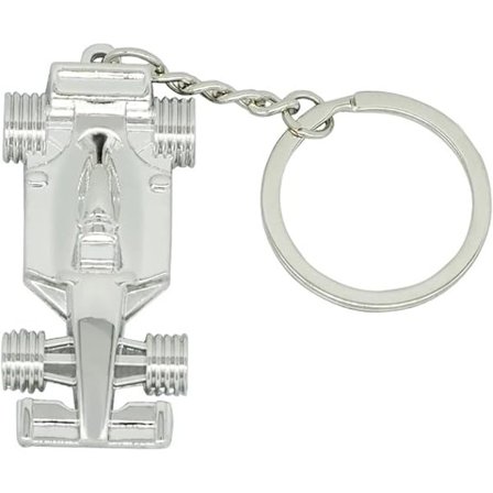 Sølv Racing Nøkkelring Anheng Sports F1 Nøkkelring Smykker Nøkkelholder for Formel 1 Fans, Menn, Kvinner, Gutter og Jenter