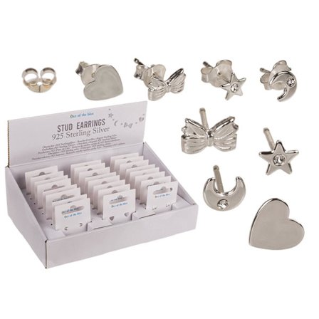 Øredobber / Stiftpendler - Ekte sølv