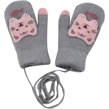 Unisex Hansker Konvertible Flip Top Varme Myke Fingerløse Votter