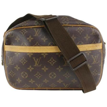 Louis Vuitton Vintage Pre-owned Reporter PM Monogram Crossbody Tas , Bruin , Dames , Maat: ONE Size Vintage Tassen