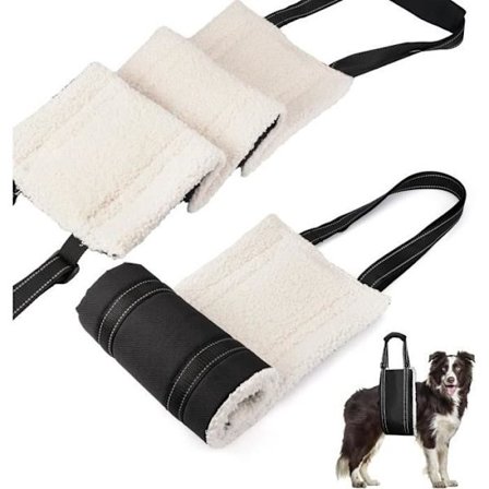 Løfteharness for hund - Støtte og rehabilitering - Svart