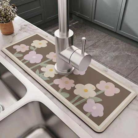 Vandhane afløbsmåtte Skridsikret absorberende pude 5 5