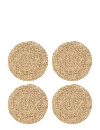 house doctor Circle Dækkeserviet - Beige - Ø 38 cm