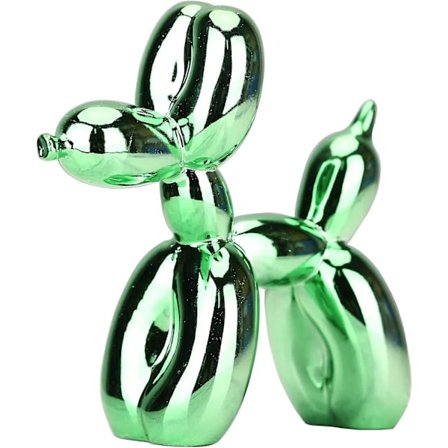 Ballon Hund Statue Ballon Hund Ornament Boligindretning Moderne Kunst Hipster Statue Sjov Boligindretning Værelse Æstetisk Metalstruktur Skulptur Hund