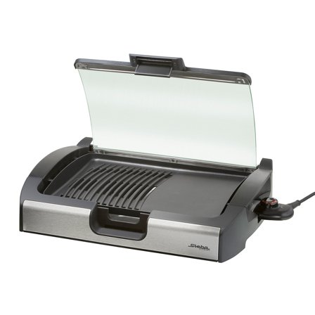 Steba VG200 bordgrill - Kjøp kjøkkenmaskin hos Bakeren og Kokken' - 'Stål og svart