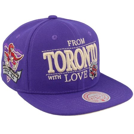 Mitchell & Ness - NBA Violett snapback Cap - Toronto Raptors With Love Hwc Purple Snapback @ Hatstore