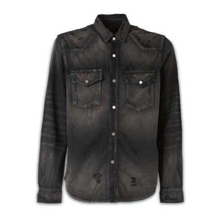 Amiri, Denim Shirts Czarny, Mężczyzna, Rozmiar: M